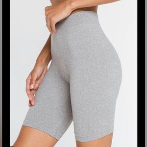 NWT✨Free People Seamless Bike Shorts Gray- Size XS/S